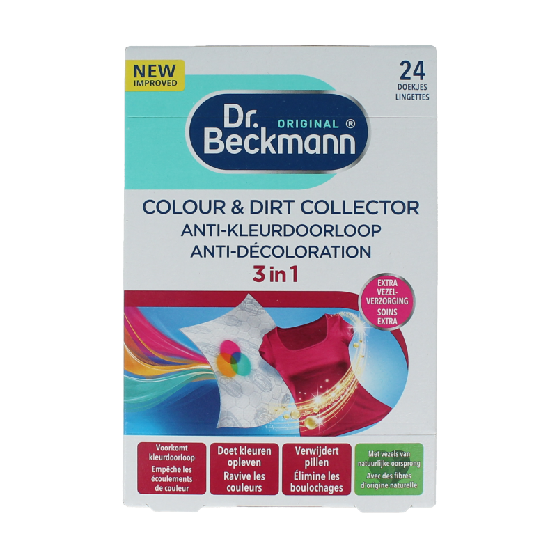 Dr.Beckmann Colour & dirt collector kleur bescherming 24 Stuks