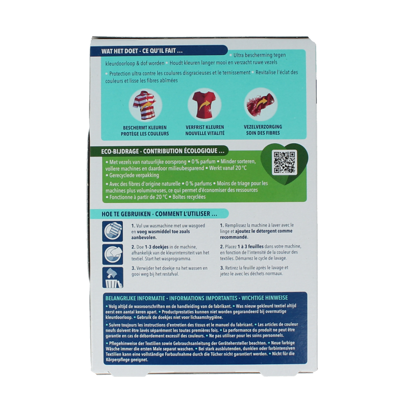 Dr.Beckmann Colour & dirt collector kleur bescherming 24 Stuks