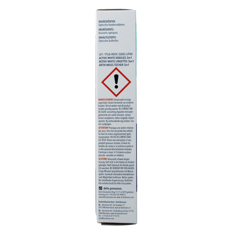 Dr.Beckmann Doekjes active white 15 Stuks