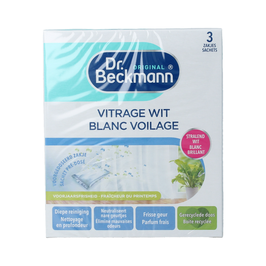 Dr.Beckmann Vitrage wit 40 gram 3 Stuks