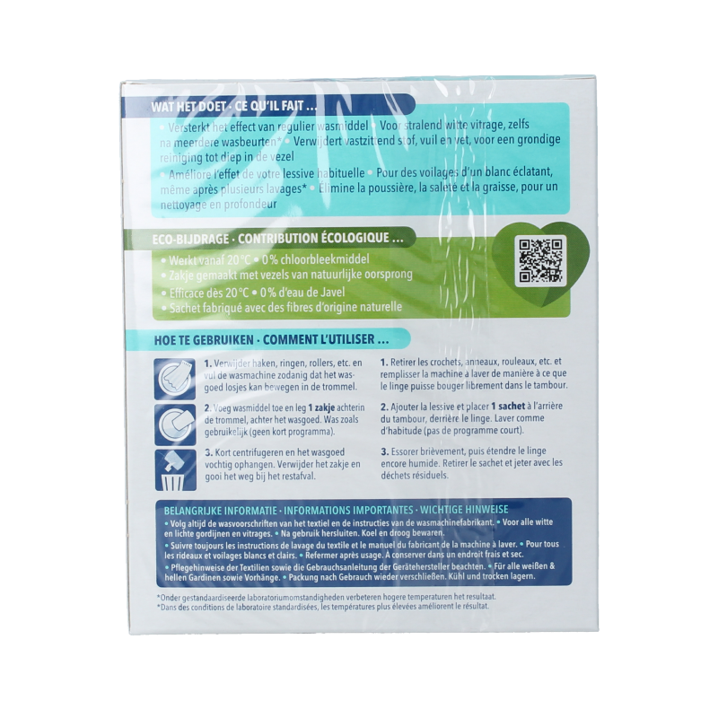 Dr.Beckmann Vitrage wit 40 gram 3 Stuks