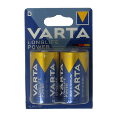 Varta Batterij mono d 2 Stuks
