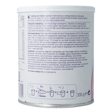 Nutridrink Aarbei poeder 335.00 Gram
