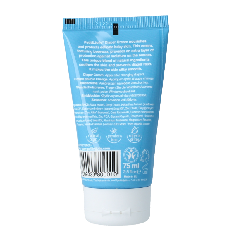Petit & Jolie Diaper cream 75 Milliliter