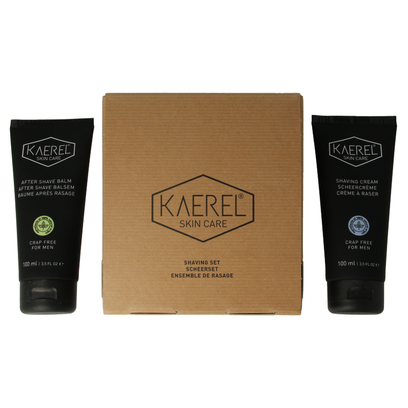 Kaerel Skin care shavingset scheercreme & aftershave 1 Set