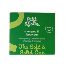 Petit et Jolie Shampoo & body bar voor baby's en kinderen 65.00 Gram