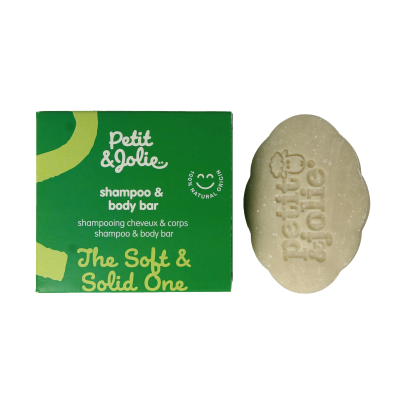 Petit & Jolie Shampoo & body bar voor baby's en kinderen 65 Gram