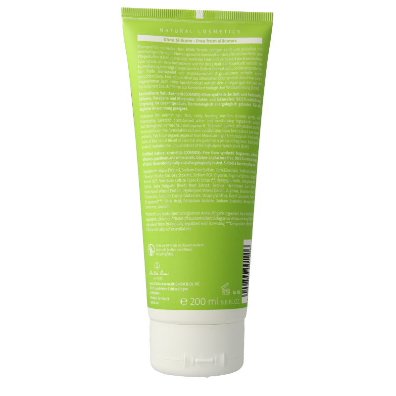 Speick Natural aktiv shampoo glans&volume 200 Milliliter