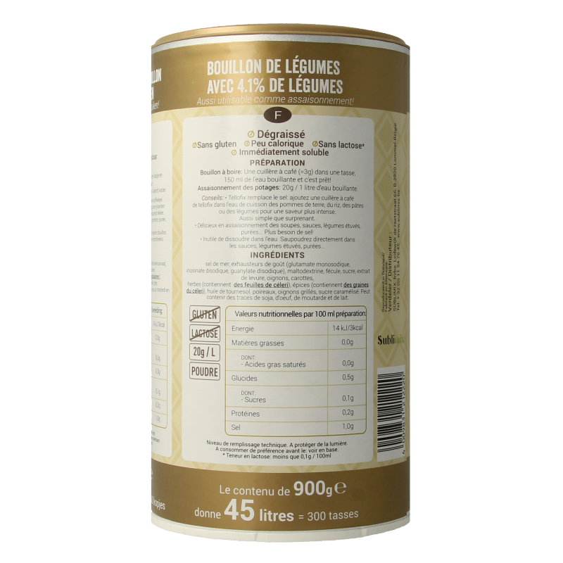 Sublimix Tellofix gold glutenvrij 900 Gram