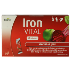 Hubner Iron vital vloeibaar ijzer 20x10ml 20.00 Stuks