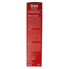 Hubner Iron vital vloeibaar ijzer XL 500.00 Milliliter