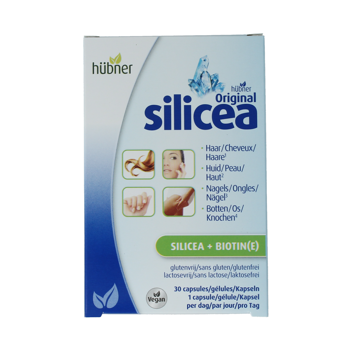 Hubner Original silicea capsules with biotin 30 Capsules – AtHomePharma