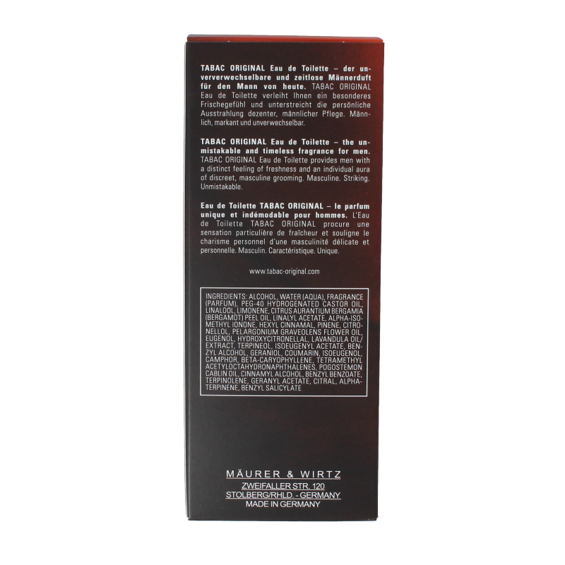 Tabac Original eau de toilette natural spray 100 Milliliter