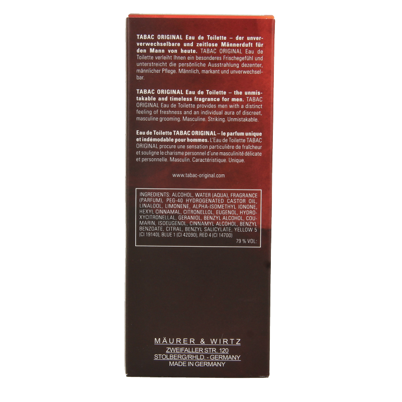 Tabac Original eau de toilette natural spray 100 Milliliter