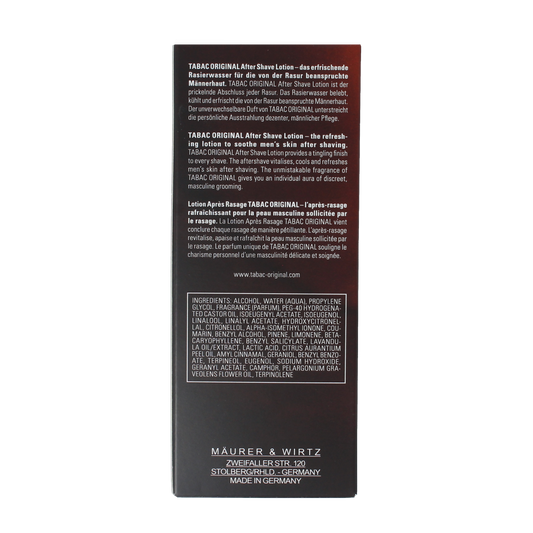 Tabac Original aftershave lotion natural spray 100.00 Milliliter