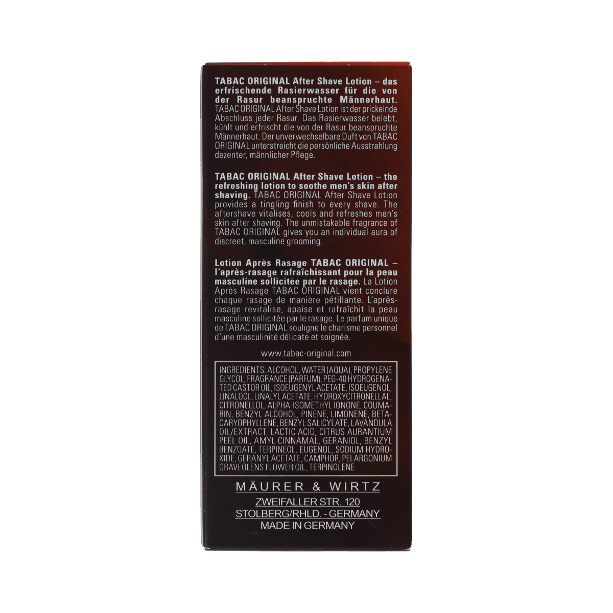 Tabac After Shave Lotion 50.00 Milliliter