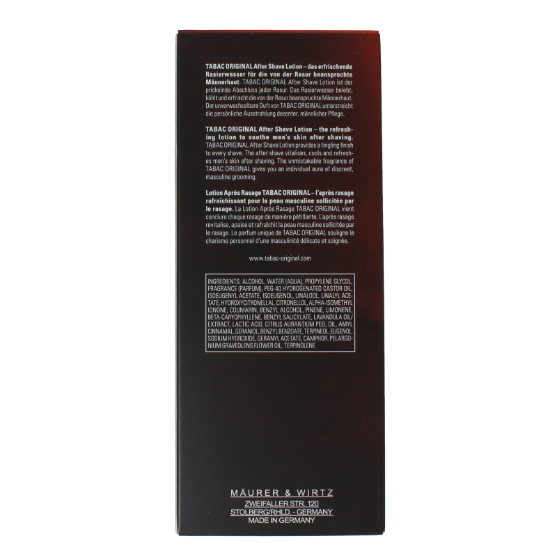 Tabac Original aftershave lotion 300 Milliliter