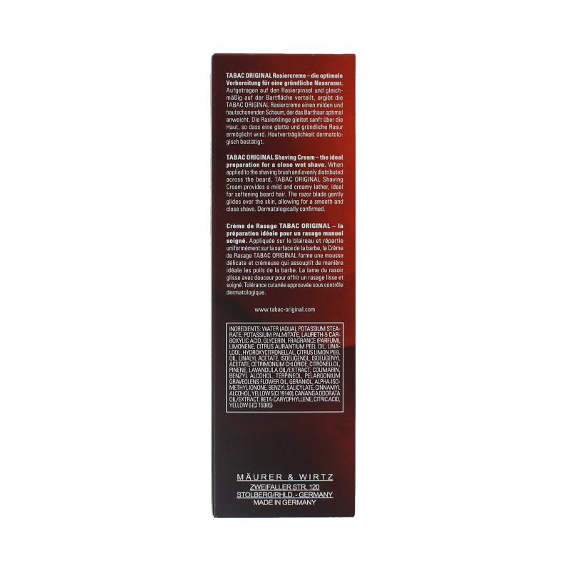 Tabac Original shaving cream 100 Milliliter