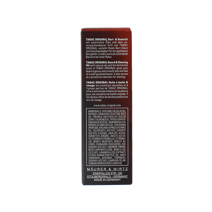 Tabac Original baard & scheerolie 50.00 Milliliter