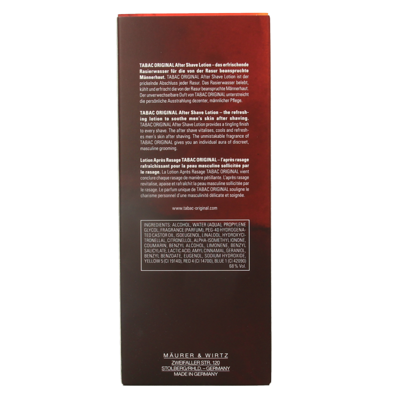 Tabac Original aftershave lotion 300 Milliliter