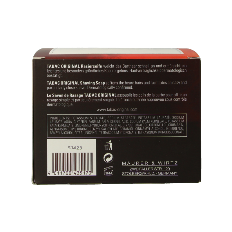 Tabac Original shaving soap 125 Gram