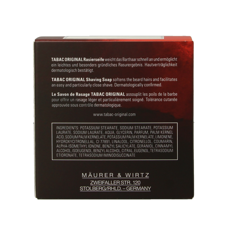 Tabac Original shaving soap refill 125 Gram