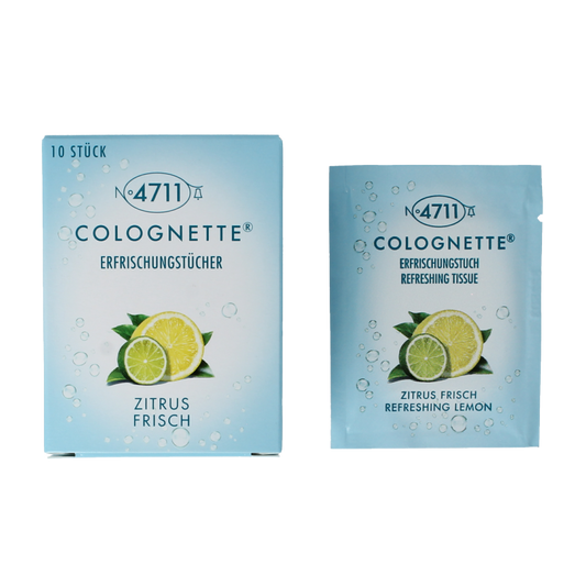 4711 Colognettes tissues lemon 10 Stuks