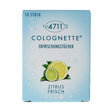 4711 Colognettes tissues lemon 10.00 Stuks