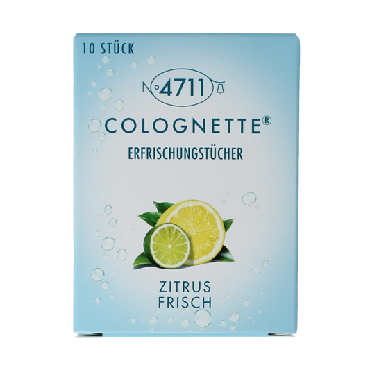 4711 Colognettes tissues lemon 10.00 Stuks