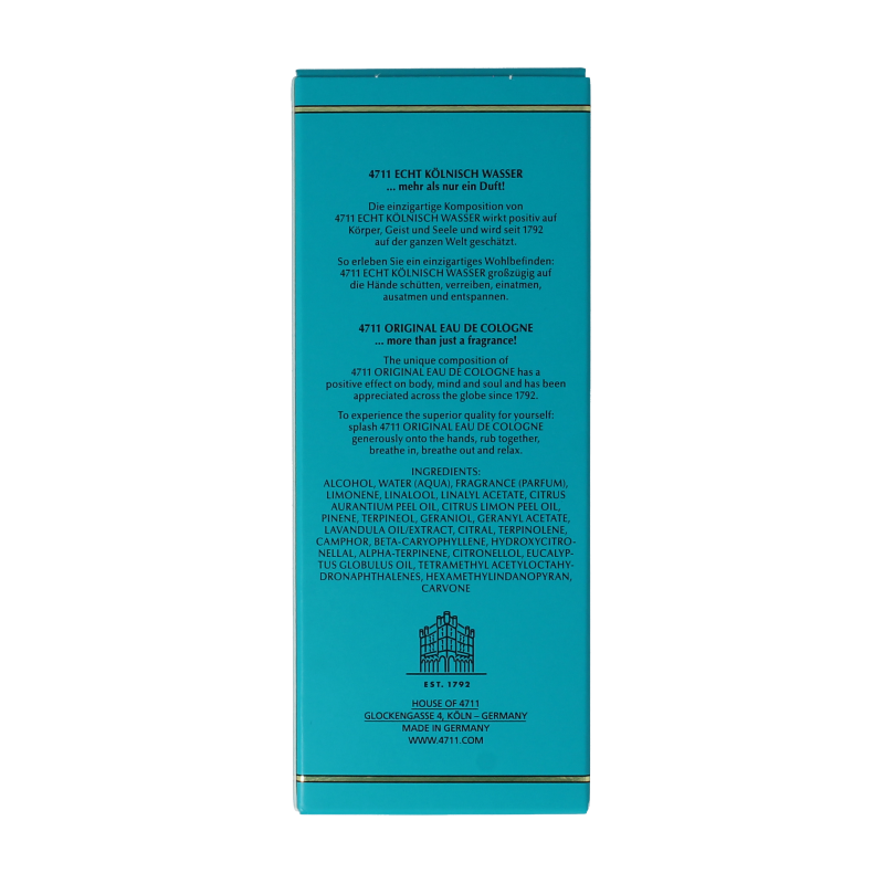 4711 Eau de cologne flacon 50 Milliliter