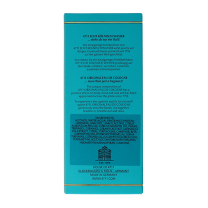 4711 Eau de cologne molanus bottle in folding box 150.00 Milliliter