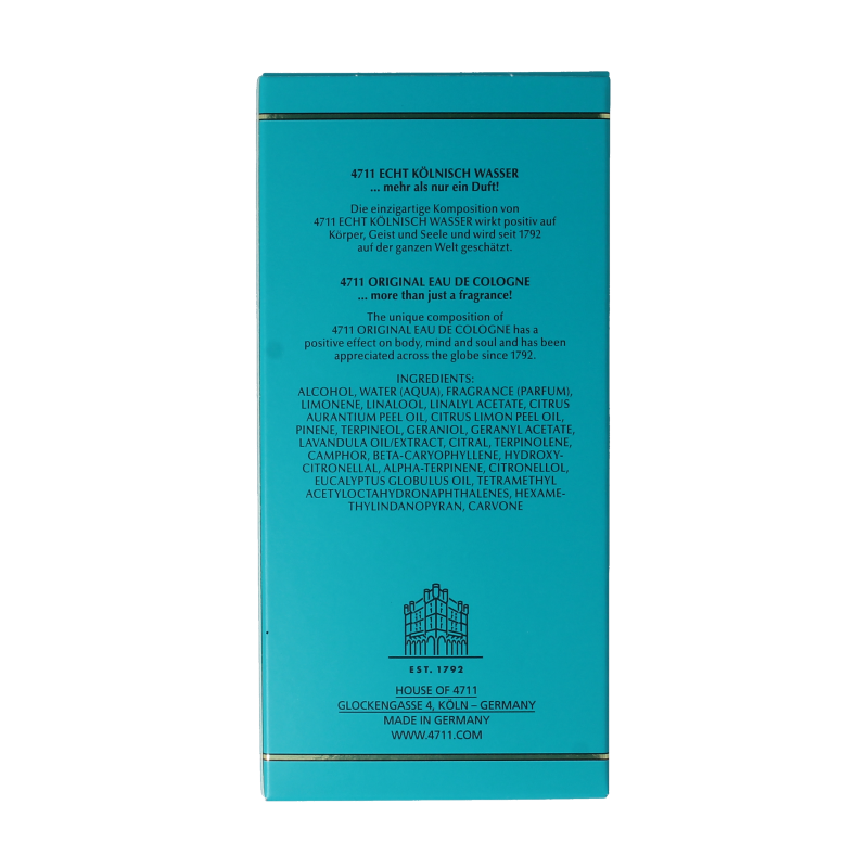 4711 Eau de cologne original natural spray 100 Milliliter