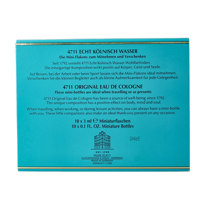 4711 Eau de cologne party pack 10 x 3ml 30.00 Milliliter