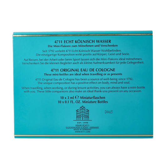4711 Eau de cologne party pack 10 x 3ml 30.00 Milliliter