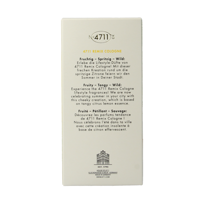 4711 Eau de cologne natural spray limited edition 100 Milliliter