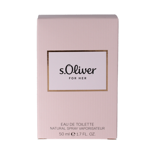 S Oliver For her eau de toilette spray 50 Milliliter