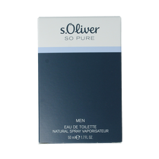 S Oliver So pure men eau de toilette 50 Milliliter