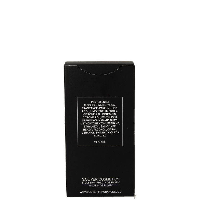 S Oliver For him black label eau de toilette 30 Milliliter