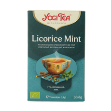 Yogi Tea Licorice mint bio 17.00 Zakjes