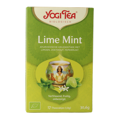 Yogi Tea Lime mint bio 17.00 Zakjes