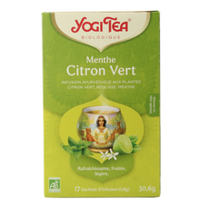 Yogi Tea Lime mint bio 17.00 Zakjes
