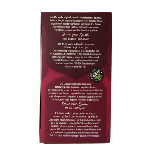 Yogi Tea Detox bio 17 Zakjes