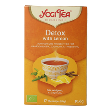 Yogi Tea Detox with lemon bio 17.00 Zakjes