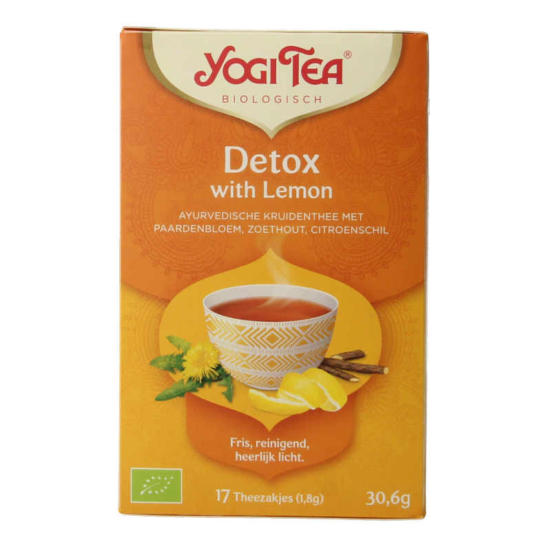 Yogi Tea Detox with lemon bio 17 Zakjes