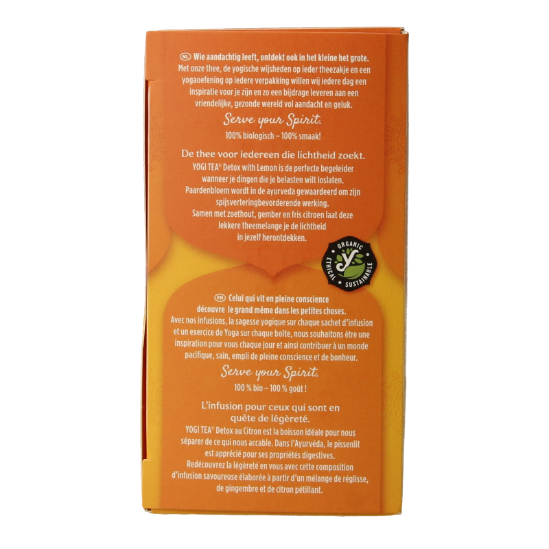 Yogi Tea Detox with lemon bio 17 Zakjes