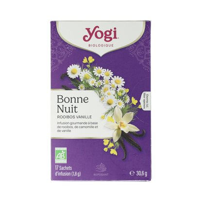 Yogi Tea Bedtime rooibos vanille bio 17.00 Zakjes