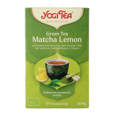Yogi Tea Green tea matcha lemon bio 17.00 Zakjes