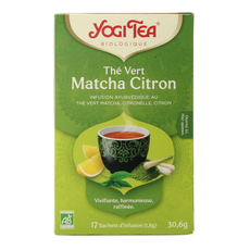 Yogi Tea Green tea matcha lemon bio 17.00 Zakjes