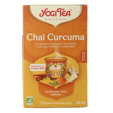Yogi Tea Curcuma / turmeric chai tea bio 17 Zakjes