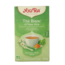 Yogi Tea White tea with aloe vera bio 17 Zakjes